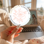 To Plant A Garden Is To Believe In Tomorrow Stickers | Gratitude sticker pack, made with clear, crisp lettering, perfect for journals, planners, laptops, notebooks, phone cases and creative projects, offering quiet inspiration throughout the day. - Image 3