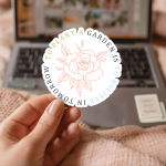 To Plant A Garden Is To Believe In Tomorrow Stickers | Gratitude sticker pack, made with clear, crisp lettering, perfect for journals, planners, laptops, notebooks, phone cases and creative projects, offering quiet inspiration throughout the day. - Image 2