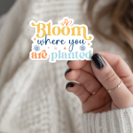 Bloom Where You Are Planted Stickers | Inspirational mini decal pack, crafted with attention to detail, ideal for planners, journals, notebooks, laptops, phone cases and scrapbooks, offering quiet inspiration throughout the day. - Image 3