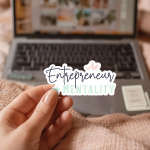 Entrepreneur Mentality Stickers | Gratitude quote sticker set, finished with smooth detailed printing, suitable for notebooks, planners, journals, laptops, phone cases and scrapbooks, offering quiet inspiration throughout the day. - Image 2