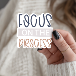 Focus On The Process Stickers | Kindness sticker set, finished with smooth detailed printing, ideal for planners, journals, notebooks, laptops, phone cases and scrapbooks, bringing subtle motivation to creative spaces. - Image 3