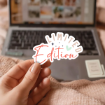 Limited Edition Stickers | Motivational mini decal pack, made with clear, crisp lettering, perfect for journals, planners, laptops, notebooks, phone cases and creative projects, offering quiet inspiration throughout the day. - Image 2