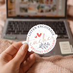 Listen Encourage Motivate Inspire Teacher Stickers | Gratitude quote sticker set, crafted with attention to detail, suitable for notebooks, planners, journals, laptops, phone cases and scrapbooks, bringing subtle motivation to creative spaces. - Image 2