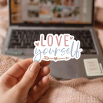 Love Yourself Stickers | Faith sticker pack, printed with a neat and refined appearance, great for journals, planners, laptops, phone cases, notebooks and craft pages, bringing subtle motivation to creative spaces. - Image 2