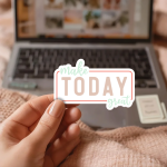 Make Today Great Stickers | Kindness sticker set, printed with a neat and refined appearance, ideal for planners, journals, notebooks, laptops, phone cases and scrapbooks, offering quiet inspiration throughout the day. - Image 2