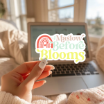 Maslow Before Blooms Stickers | Gratitude sticker collection, finished with smooth detailed printing, perfect for journals, planners, laptops, notebooks, phone cases and creative projects, making a thoughtful small gift for loved ones.