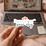 Remember Your Why Stickers | Inspirational quote sticker set, made with clear, crisp lettering, ideal for planners, journals, notebooks, laptops, phone cases and scrapbooks, adding gentle encouragement to daily routines. - Image 2