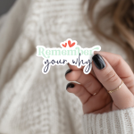Remember Your Why Stickers | Inspirational quote sticker set, made with clear, crisp lettering, ideal for planners, journals, notebooks, laptops, phone cases and scrapbooks, adding gentle encouragement to daily routines. - Image 3