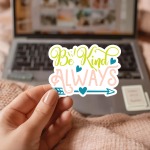 Be Kind Always Stickers | Faith sticker collection, printed with a neat and refined appearance, great for journals, planners, laptops, phone cases, notebooks and craft pages, bringing subtle motivation to creative spaces. - Image 3