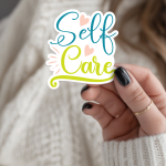 Self Care Stickers | Gratitude sticker set, finished with smooth detailed printing, ideal for planners, journals, notebooks, laptops, phone cases and scrapbooks, supporting personal reflection through simple visuals. - Image 2