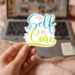 Self Care Stickers | Gratitude sticker set, finished with smooth detailed printing, ideal for planners, journals, notebooks, laptops, phone cases and scrapbooks, supporting personal reflection through simple visuals. - Image 3