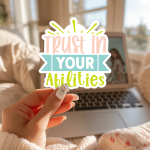 Trust In Your Abilities Stickers | Inspirational sticker pack, crafted with attention to detail, great for journals, planners, laptops, phone cases, notebooks and craft pages, bringing subtle motivation to creative spaces. - Image 3