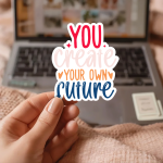 You Create Your Own Future Stickers | Gratitude sticker pack, printed with a neat and refined appearance, suitable for notebooks, planners, journals, laptops, phone cases and scrapbooks, adding gentle encouragement to daily routines. - Image 2