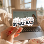 Self Care Every Day Stickers | Faith sticker set, crafted with attention to detail, ideal for planners, journals, notebooks, laptops, phone cases and scrapbooks, adding gentle encouragement to daily routines. - Image 2