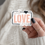 Self Love Club Stickers | Kindness mini decal pack, designed with a clean matte look, perfect for journals, planners, laptops, notebooks, phone cases and creative projects, offering quiet inspiration throughout the day.