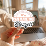 Slowing Down Can Make You Stronger Stickers | Kindness sticker pack, crafted with attention to detail, suitable for notebooks, planners, journals, laptops, phone cases and scrapbooks, making a thoughtful small gift for loved ones. - Image 2