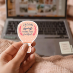 All Good Things Comes From Gratitude Stickers | Kindness sticker collection, made with clear, crisp lettering, suitable for notebooks, planners, journals, laptops, phone cases and scrapbooks, supporting personal reflection through simple visuals. - Image 3