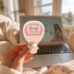 All Good Things Comes From Gratitude Stickers | Kindness sticker collection, made with clear, crisp lettering, suitable for notebooks, planners, journals, laptops, phone cases and scrapbooks, supporting personal reflection through simple visuals. - Image 2