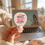 Eat Drink & Give Thanks Stickers | Gratitude sticker pack, crafted with attention to detail, great for journals, planners, laptops, phone cases, notebooks and craft pages, offering quiet inspiration throughout the day. - Image 2