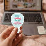 Expect Nothing And Be Grateful For Everything Stickers | Gratitude sticker pack, printed with a neat and refined appearance, perfect for journals, planners, laptops, notebooks, phone cases and creative projects, supporting personal reflection through simple visuals. - Image 3
