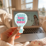Give Thanks And Be Grateful Stickers | Faith mini decal pack, crafted with attention to detail, great for journals, planners, laptops, phone cases, notebooks and craft pages, offering quiet inspiration throughout the day. - Image 2