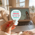 Gratitude Attracts More Reasons To Be Grateful Stickers | Kindness mini decal pack, made with clear, crisp lettering, great for journals, planners, laptops, phone cases, notebooks and craft pages, adding gentle encouragement to daily routines. - Image 3