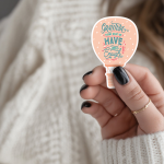 Gratitude Turns What We Have Into Enough Stickers | Kindness sticker collection, made with clear, crisp lettering, perfect for journals, planners, laptops, notebooks, phone cases and creative projects, making a thoughtful small gift for loved ones.