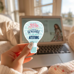 Gratitude Is The Best Attitude Stickers | Inspirational sticker pack, crafted with attention to detail, ideal for planners, journals, notebooks, laptops, phone cases and scrapbooks, supporting personal reflection through simple visuals. - Image 2