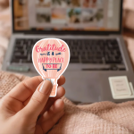 Gratitude Is A Happy Place To Be Stickers | Motivational sticker collection, printed with a neat and refined appearance, suitable for notebooks, planners, journals, laptops, phone cases and scrapbooks, adding gentle encouragement to daily routines. - Image 3