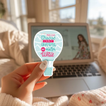 We Can Choose To Be Grateful No Matter What Stickers | Gratitude sticker set, made with clear, crisp lettering, perfect for journals, planners, laptops, notebooks, phone cases and creative projects, bringing subtle motivation to creative spaces. - Image 2