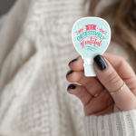 Be Obsessively Grateful Stickers | Inspirational mini decal pack, made with clear, crisp lettering, perfect for journals, planners, laptops, notebooks, phone cases and creative projects, bringing subtle motivation to creative spaces.