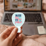Bless This Day With Grace And Gratitude Stickers | Motivational sticker set, finished with smooth detailed printing, suitable for notebooks, planners, journals, laptops, phone cases and scrapbooks, supporting personal reflection through simple visuals. - Image 3