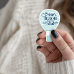 Carry A Thankful Heart Stickers | Faith sticker pack, designed with a clean matte look, ideal for planners, journals, notebooks, laptops, phone cases and scrapbooks, supporting personal reflection through simple visuals.