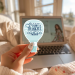Carry A Thankful Heart Stickers | Faith sticker pack, designed with a clean matte look, ideal for planners, journals, notebooks, laptops, phone cases and scrapbooks, supporting personal reflection through simple visuals. - Image 3