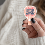 Gratitude Changes Everything Stickers | Kindness sticker collection, designed with a clean matte look, great for journals, planners, laptops, phone cases, notebooks and craft pages, making a thoughtful small gift for loved ones.