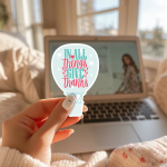 In All Things Give Thanks Stickers | Motivational sticker collection, designed with a clean matte look, suitable for notebooks, planners, journals, laptops, phone cases and scrapbooks, supporting personal reflection through simple visuals. - Image 2