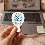 So Thankful Stickers | Kindness mini decal pack, printed with a neat and refined appearance, suitable for notebooks, planners, journals, laptops, phone cases and scrapbooks, supporting personal reflection through simple visuals. - Image 2