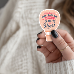 Start Each Day With A Grateful Heart Stickers | Faith sticker pack, made with clear, crisp lettering, ideal for planners, journals, notebooks, laptops, phone cases and scrapbooks, adding gentle encouragement to daily routines.
