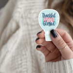 Thankful Grateful Blessed Stickers | Kindness mini decal pack, crafted with attention to detail, great for journals, planners, laptops, phone cases, notebooks and craft pages, adding gentle encouragement to daily routines.