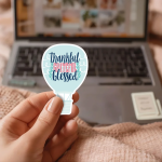Thankful Grateful Blessed Stickers | Kindness mini decal pack, crafted with attention to detail, great for journals, planners, laptops, phone cases, notebooks and craft pages, adding gentle encouragement to daily routines. - Image 2