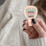 There Are So Many Beautiful Reasons To Be Happy Stickers | Kindness sticker set, finished with smooth detailed printing, suitable for notebooks, planners, journals, laptops, phone cases and scrapbooks, bringing subtle motivation to creative spaces.