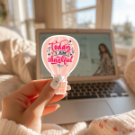 Today I Am Thankful Stickers | Kindness sticker collection, crafted with attention to detail, suitable for notebooks, planners, journals, laptops, phone cases and scrapbooks, bringing subtle motivation to creative spaces. - Image 2