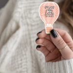 Enjoy The Little Things Stickers | Motivational sticker set, finished with smooth detailed printing, great for journals, planners, laptops, phone cases, notebooks and craft pages, making a thoughtful small gift for loved ones.