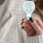Find Gratitude In All The Moments Stickers | Faith sticker set, finished with smooth detailed printing, ideal for planners, journals, notebooks, laptops, phone cases and scrapbooks, adding gentle encouragement to daily routines.