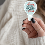Gratitude Turns What We Have Into Enough Stickers | Faith quote sticker set, finished with smooth detailed printing, suitable for notebooks, planners, journals, laptops, phone cases and scrapbooks, adding gentle encouragement to daily routines.