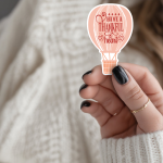 Have A Thankful Heart Stickers | Kindness quote sticker set, finished with smooth detailed printing, great for journals, planners, laptops, phone cases, notebooks and craft pages, adding gentle encouragement to daily routines.