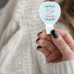 In All Things Give Thanks Stickers | Inspirational mini decal pack, made with clear, crisp lettering, great for journals, planners, laptops, phone cases, notebooks and craft pages, adding gentle encouragement to daily routines.