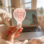 Love Live Smile Stickers | Gratitude sticker set, made with clear, crisp lettering, ideal for planners, journals, notebooks, laptops, phone cases and scrapbooks, adding gentle encouragement to daily routines. - Image 2