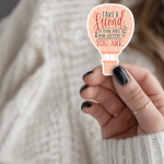 Take A Second To Think About How Blessed You Are Stickers | Inspirational sticker collection, printed with a neat and refined appearance, suitable for notebooks, planners, journals, laptops, phone cases and scrapbooks, making a thoughtful small gift for loved ones.