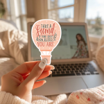 Take A Second To Think About How Blessed You Are Stickers | Inspirational sticker collection, printed with a neat and refined appearance, suitable for notebooks, planners, journals, laptops, phone cases and scrapbooks, making a thoughtful small gift for loved ones. - Image 2